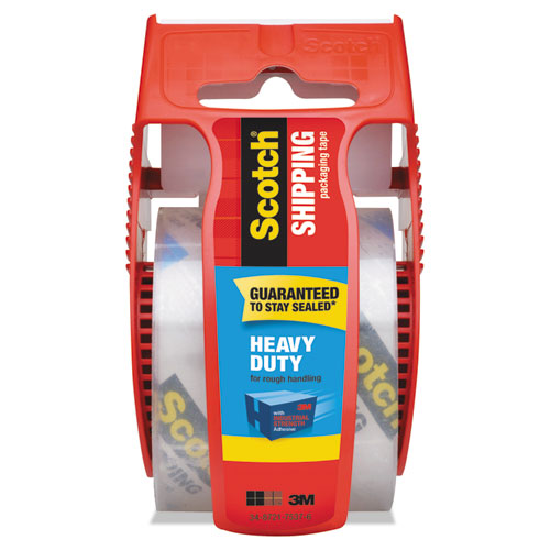 3850 Heavy-duty Packaging Tape With Dispenser, 1.5