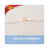 Clear Hooks And Strips, Plastic, Decorating Clips, 20 Clips And 24 Strips-pack