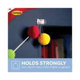 Clear Hooks And Strips, Plastic, Decorating Clips, 20 Clips And 24 Strips-pack