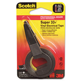 Super 33+ Vinyl Electrical Tape, 1" Core, 0.5" X 5.5 Yds, Black