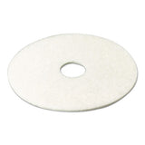 Super Polish Floor Pads 4100, 27" Diameter, White, 5-carton