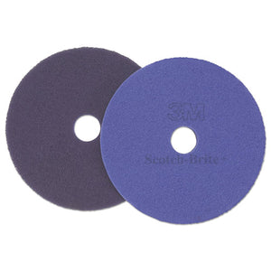 Diamond Floor Pads, Burnish-buff, 27" Diameter, Purple, 5-carton