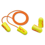 E·a·rsoft Blasts Earplugs, Uncorded, Foam, Yellow Neon-red Flame, 200 Pairs
