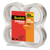 Storage Tape, 3" Core, 1.88" X 54.6 Yds, Clear, 4-pack