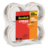 Storage Tape, 3" Core, 1.88" X 54.6 Yds, Clear, 4-pack