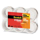 Storage Tape, 3" Core, 1.88" X 54.6 Yds, Clear, 6-pack