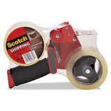 Packaging Tape Dispenser With 2 Rolls Of Tape, 1.88" X 54.6yds