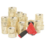 3750 Commercial Grade Packaging Tape With St-181 Pistol-grip Dispenser, 3" Core, 1.88" X 54.6 Yds, Clear, 36-carton