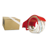 3850 Heavy-duty Packaging Tape With Dp300 Dispenser, 3" Core, 1.88" X 54.6 Yds, Clear, 12-pack