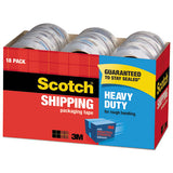 3850 Heavy-duty Packaging Tape Cabinet Pack, 3" Core, 1.88" X 54.6 Yds, Clear, 18-pack