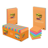 Pads In Rio De Janeiro Colors, (6) 3 X 3 And (3) 4 X 6, 90-sheet Pads, 9 Pads-pack