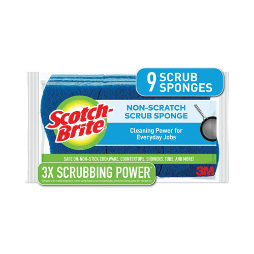 Non-scratch Multi-purpose Scrub Sponge, 4.4 X 2.6, 0.8