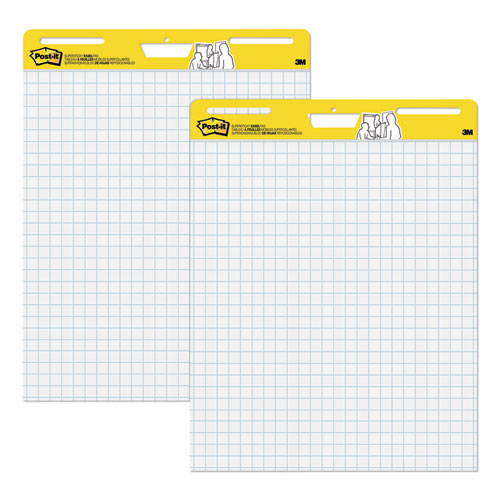 Self-stick Easel Pads, 25 X 30, White, 30 Sheets, 2-carton