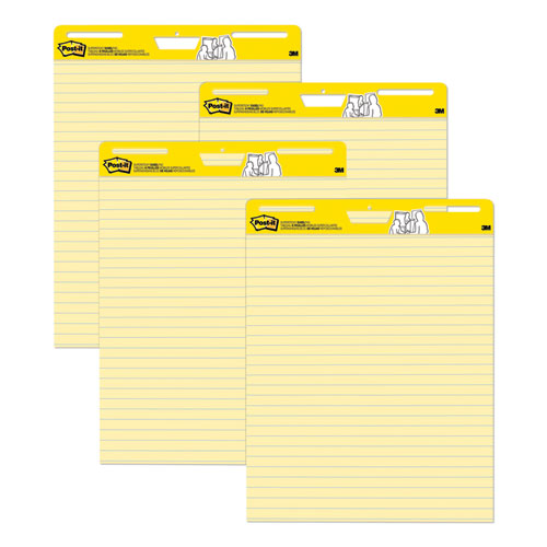 Self-stick Easel Pads, 25 X 30, Yellow, 30 Sheets, 4-carton