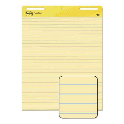 Self-stick Easel Pads, 25 X 30, Yellow, 30 Sheets, 2-carton