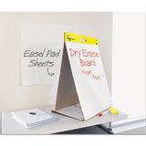 Self-stick Tabletop Easel Pad With Dry Erase Surface, 20 X 23, White, 20 Sheets