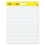 Self-stick Wall Pad, Primary Rule, 20 X 23, White, 20 Sheets-pad, 2 Pads-pack