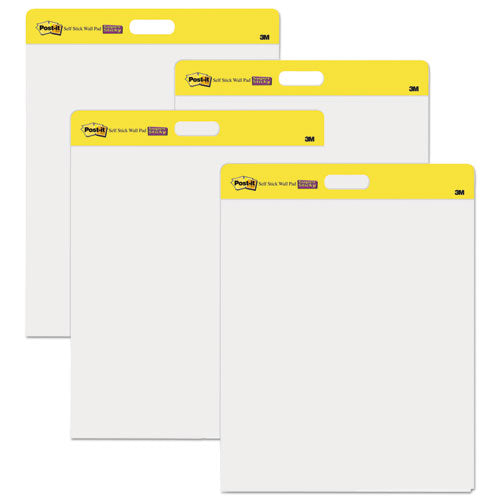 Self-stick Wall Pad, 20 X 23, White, 20 Sheets, 4-carton