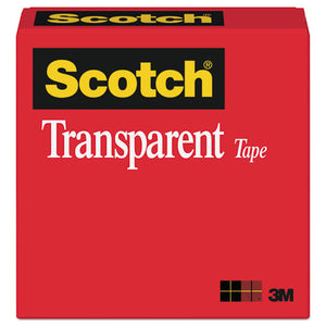 Transparent Tape, 1" Core, 0.75" X 36 Yds, Transparent