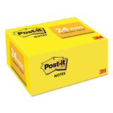 Original Pads In Canary Yellow, 1 3-8 X 1 7-8, 100 Sheets-pad, 24 Pads-pack