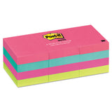 Original Pads In Cape Town Colors, 1 3-8 X 1 7-8, 100-sheet, 12-pack