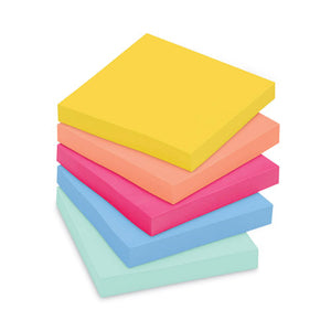 Note Pads In Summer Joy Collection Colors, 3" X 3", Summer Joy Collection Colors, 90 Sheets-pad, 12 Pads-pack