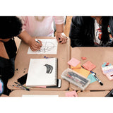 Pads In Miami Colors, 3 X 3, 90-pad, 5 Pads-pack