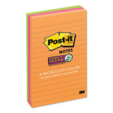 Pads In Rio De Janeiro Colors, Lined, 4 X 6, 90-sheet Pads, 3-pack