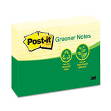 Recycled Note Pads, 4 X 6, Lined, Canary Yellow, 100-sheet, 12-pack