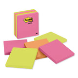 Original Pads In Cape Town Colors, 4 X 4, Plain, 100-sheet, 5-pack