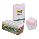 Recycled Notes In Bali Colors, Lined, 4 X 4, 90-sheet, 6-pack