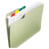 Marking Page Flags In Dispensers, Green, 50 Flags-dispenser, 12 Dispensers-pack