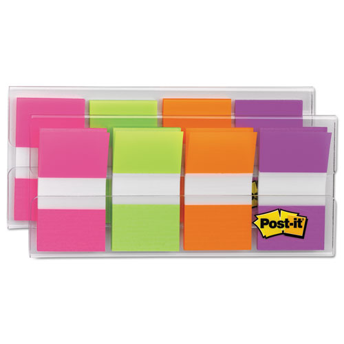 Page Flags In Portable Dispenser, Bright, 160 Flags-dispenser