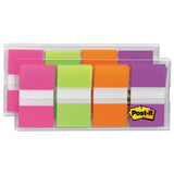 Page Flags In Portable Dispenser, Bright, 160 Flags-dispenser