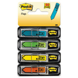Arrow Message 1-2" Page Flags, Sign And Date, 4 Primary Colors, 20-dispenser, 4 Dispensers-pack