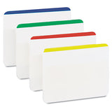 Tabs, Lined, 1-5-cut Tabs, Assorted Primary Colors, 2" Wide, 24-pack