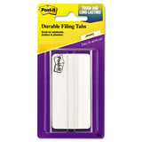 Tabs, 1-3-cut Tabs, White, 3" Wide, 50-pack