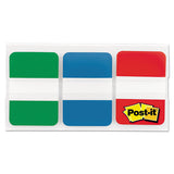 1" Tabs, 1-5-cut Tabs, Assorted Primary Colors, 1" Wide, 66-pack