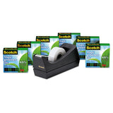 Magic Greener Tape With C38 Dispenser, 1" Core, 0.75" X 75 Ft, Clear, 6-pack