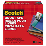 Book Tape, 3" Core, 2" X 15 Yds, Clear