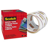 Book Tape, 3" Core, 4" X 15 Yds, Clear