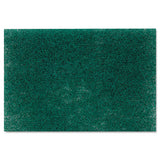 Commercial Heavy Duty Scouring Pad 86, 6" X 9", Green, 12-pack, 3 Packs-carton