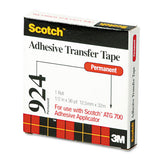 Adhesive Transfer Tape, 1-2" Wide X 36yds