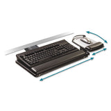 Sit-stand Easy Adjust Keyboard Tray, Highly Adjustable Platform,, Black