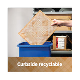 Curbside Recyclable Padded Mailer, #5, Self-adhesive Closure, 12 X 17.25, Natural Kraft, 100-carton