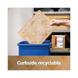 Curbside Recyclable Padded Mailer, #6, Self-adhesive Closure, 13.75 X 20, Natural Kraft, 50-carton