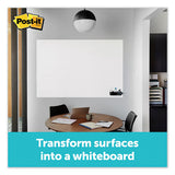 Dry Erase Surface With Adhesive Backing, 48" X 36", White