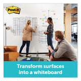 Dry Erase Surface With Adhesive Backing, 72" X 48", White