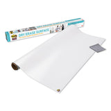 Dry Erase Surface With Adhesive Backing, 96" X 48", White