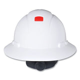 Securefit H-series Hard Hats, H-800 Hat With Uv Indicator, 4-point Pressure Diffusion Ratchet Suspension, White